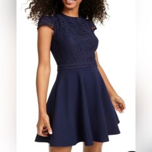 City Studio Navy Blue dress